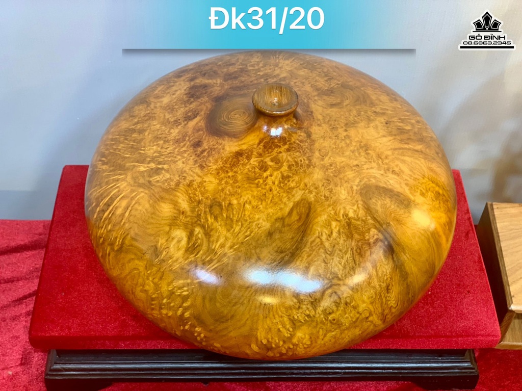 Bình Chum Phú Quý Gỗ Nu Hương Cao 20 Đường Kính 31 (cm)