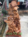 Tượng Tứ Linh Gỗ Hương Cao 154 Ngang 72 Sâu 36 (cm)