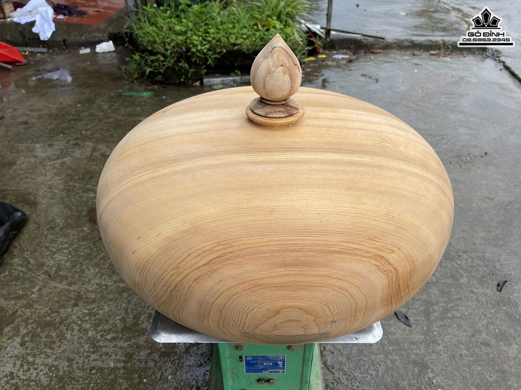 Bình Chum Phú Quý Gỗ Ngọc Am Cao 26 Đường Kính 51.5 (cm)