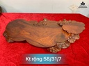 Khay Trà Gỗ Cẩm Cao 7 Ngang 50 Sâu 31 (cm)