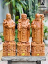 Tượng Phúc Lộc Thọ Gỗ Hương Đá Cao 40 Ngang 13 Sâu 11 (cm)