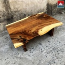 Bàn Sofa Gỗ Me Tây Dài 120 Rộng 77-81 Cao 42 (cm)