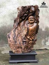 Tượng Phật Di Lặc Gỗ Bách Xanh  Cao 52 Ngang 32 sâu 10 (cm)