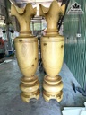 Cặp Lục Bình Gỗ Mít Cao 160 Đường Kính 40.5 (cm)