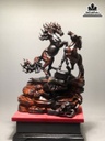 Tượng Ngựa (Song Mã Uyên Ương) Gỗ Trắc Cao 58 Ngang 35 Sâu 19 (cm)