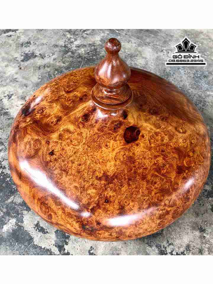 Chum Phú Quý Gỗ Nu Hương  Cao 13 Đường Kính 27 (cm)