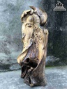 Tượng Ông Thọ Gỗ Bách Xanh  Cao 86 Ngang 31 Sâu 31 (cm)
