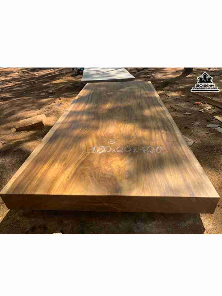 Sập Gỗ Nguyên Tấm Gỗ Lim Nam Phi  Rộng 180 Dài 420 Dày 20 (cm)