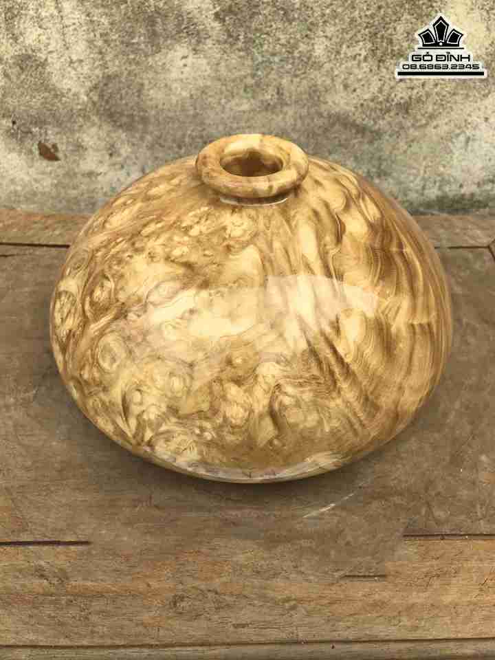 Chum Phú Quý Gỗ Nu Nghiến  Cao 14 Đường Kính 23 (cm)