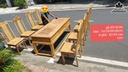 Bộ Bàn 8 Ghế Gỗ Dổi