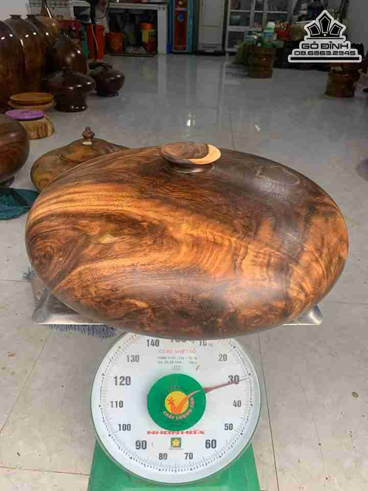 Chum Phú Quý Gỗ Lim Đá  Cao 22 Đường Kính 50 (cm)