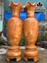 Cặp Lục Bình Gỗ Hương Cao 170 Đường Kính 48 (cm) Số 11