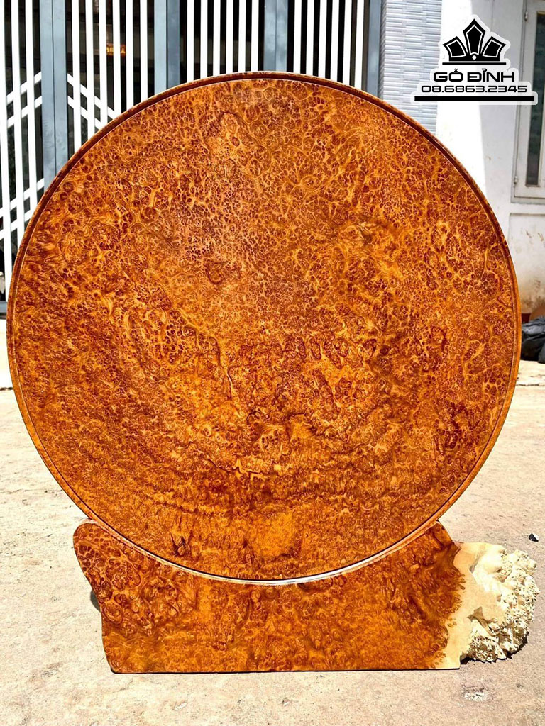 Đĩa Nu Hương Nguyên Khối Đường Kính 47.5 Dày 2.8 Kỷ Cao 10 (cm)