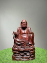 Tượng Trường My Ngồi Thiền Gỗ Tử Đàn Cao 36 Ngang 20 Sâu 16 (cm)