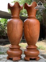 Cặp Lục Bình Gỗ Hương Nguyên Khối Cao 180 Đường Kính 54 (cm) Số 7