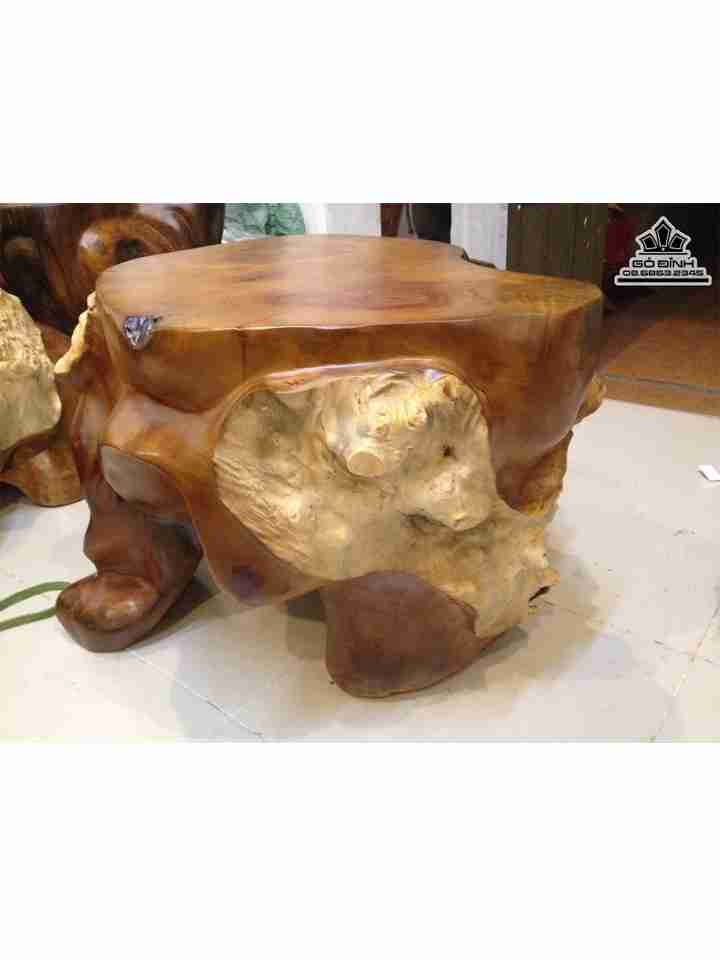 Đôn Gốc Cây Gỗ Nu Xá Xị ( Gù Hương )  Cao 47 Ngang 70 Sâu 58 Mặt 58-44 (cm)