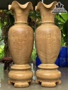 Cặp Lục Bình Gỗ Cẩm Vàng Cao 170 Đường Kính 55.5 (cm) Số 6