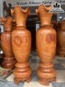 Cặp Lục Bình Gỗ Hương Cao 170 Đường Kính 48 (cm)