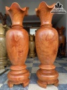 Cặp Lục Bình Gỗ Hương Cao 180 Đường Kính 55 (cm)