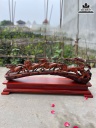 Tượng Cầu Ngựa Gỗ Trắc Cao 23 Ngang 76 Sâu 12 (cm)