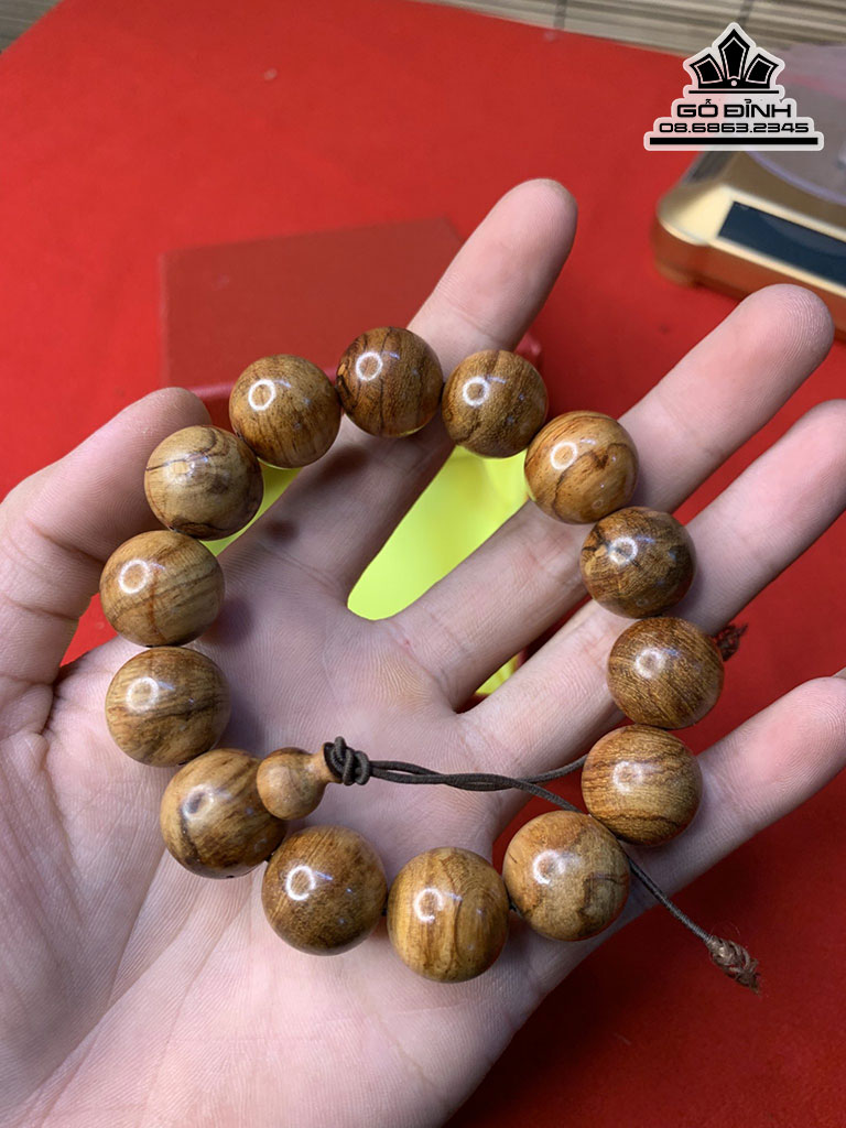 Vòng Tay Gỗ Sưa Bắc Đường Kính 16 ly