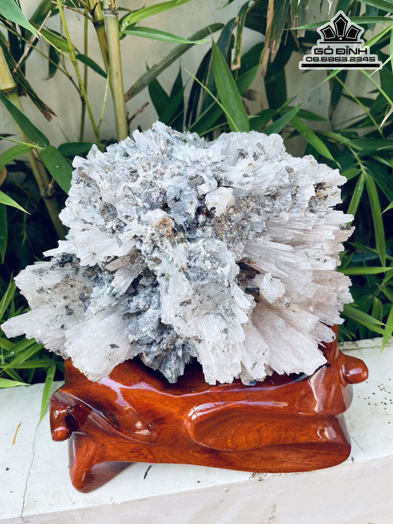 Bông Hoa Ưu Đàm Đá Aragonit Cao 20 Ngang 20 (cm) 4,3kg