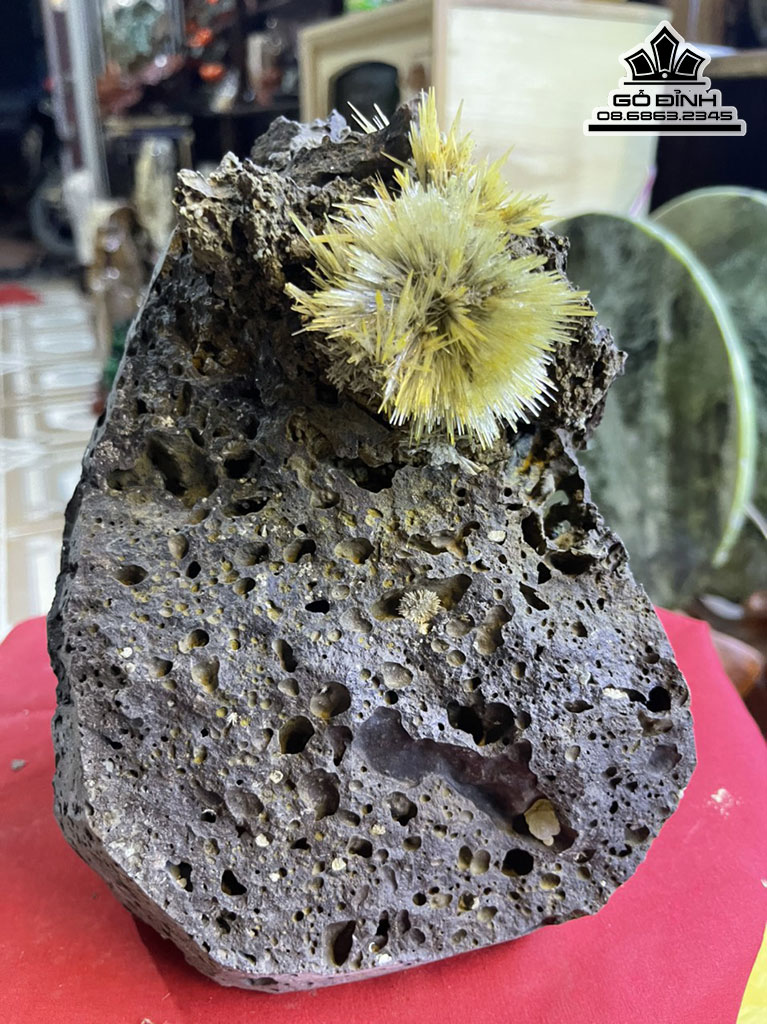 Bông Hoa Ưu Đàm Đá Aragonit Cao 21 Ngang 15 (cm) 5,5kg