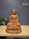 Tượng Phật Thích Ca Gỗ Hương Cao 50 Ngang 36 Sâu 30 (cm)