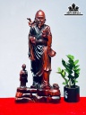 Tượng Thần Y Hoa Đà Gỗ Trắc Cao 68 Ngang 33 Sâu 16 (cm)