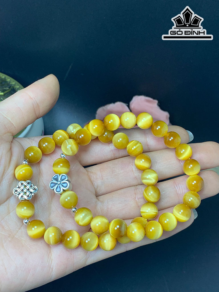 Vòng Tay Đá Mắt Hổ 8 Ly