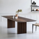 Bàn Ăn Gỗ Sồi (Oak) Dài 180 Ngang 80 Cao 65 (cm)