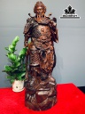 Tượng Quan Công Gỗ Trắc Cao 63 Ngang 24 Sâu 22 (cm)