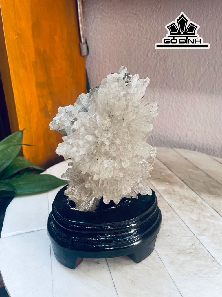 Bông Hoa Ưu Đàm Đá Aragonit Cao 18 Ngang 10 (cm) 1kg