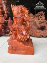 Tượng Quan Công Gỗ Hương Cao 30 Ngang 15 Sâu 11 (cm)