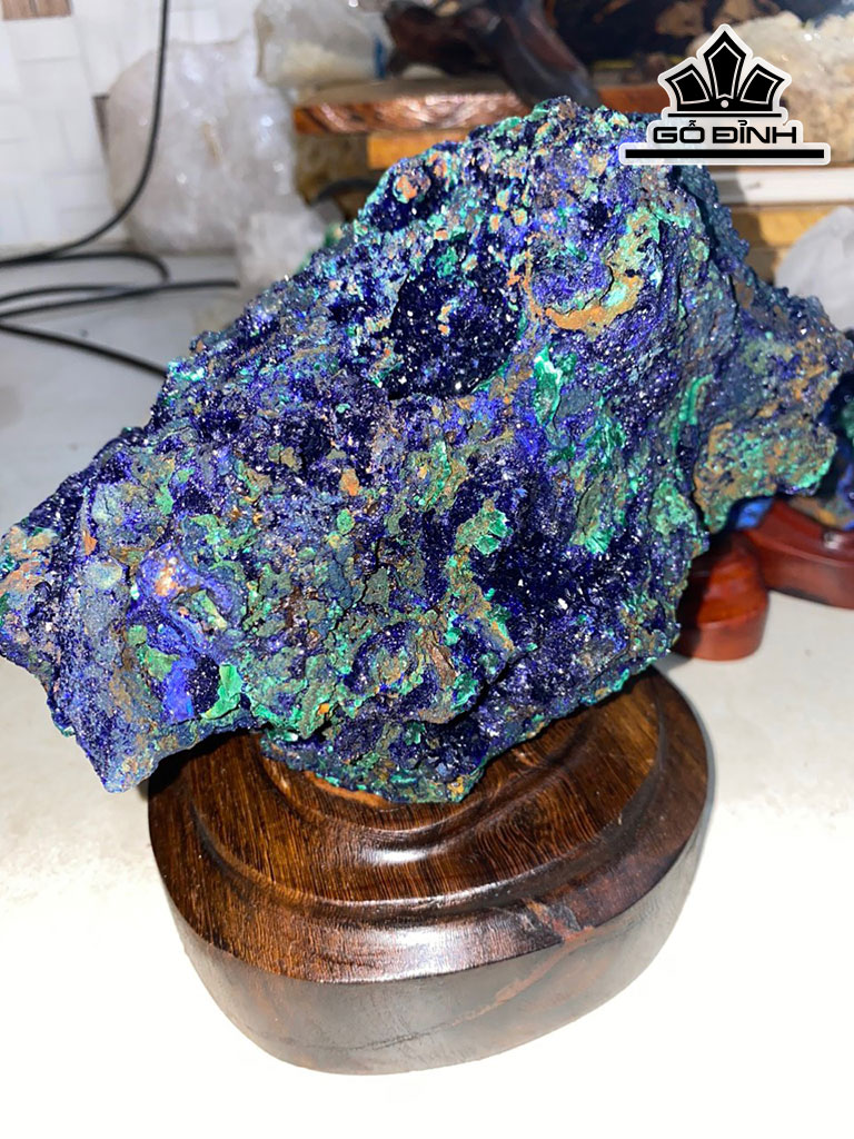 Tác Phẩm Đá Azurite Cao 21 Ngang 21 (cm) 43kg