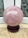 Bi Cầu Đá Thạch Anh Hồng Đường Kính 18 (cm) 8,39kg
