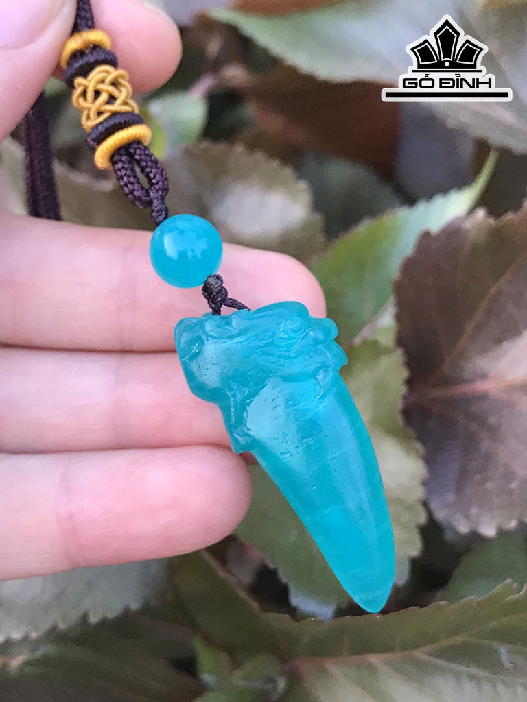 Rồng Đá Amazonite Cao 4 ngang 1,8 (cm) 8gr