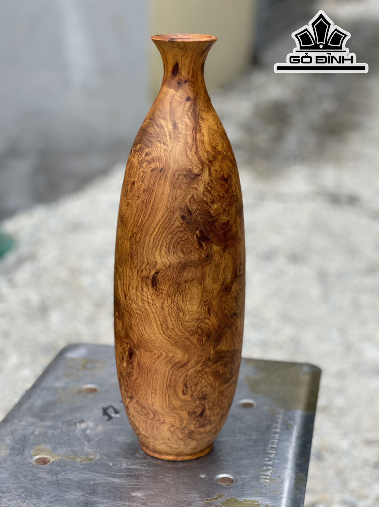 Bình Phú Quý Gỗ Hương Cao 40 Đường Kính 12 (cm)