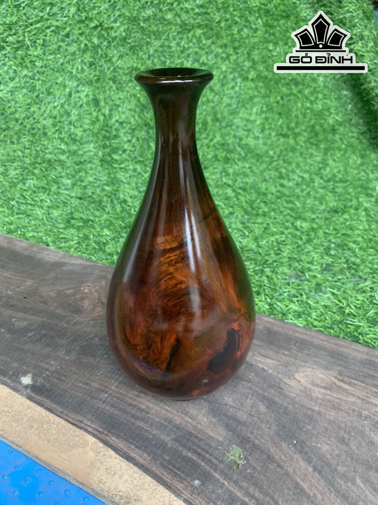 Bình Gỗ Trắc Cao 11 Đường Kính 22,5 (cm)