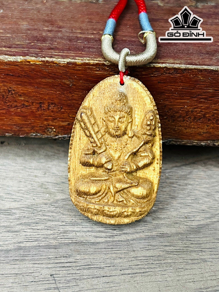 Mặt Dây Chuyền Phật Bản Mệnh Gỗ Trầm Tốc Cao 5 (cm)