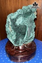 Tác Phẩm Đá Khổng Tước (Malachite) Cao 15,5 (cm) 0,88kg