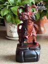 Tượng Quan Công Gỗ Trắc Cao 20 Ngang 11 Sâu 9 (cm)