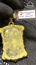 Mặt Dây Chuyền Quan Âm Đá Thạch Anh Tóc Vàng Cao 58,55 Ngang 37,15 (mm) 358,31gr