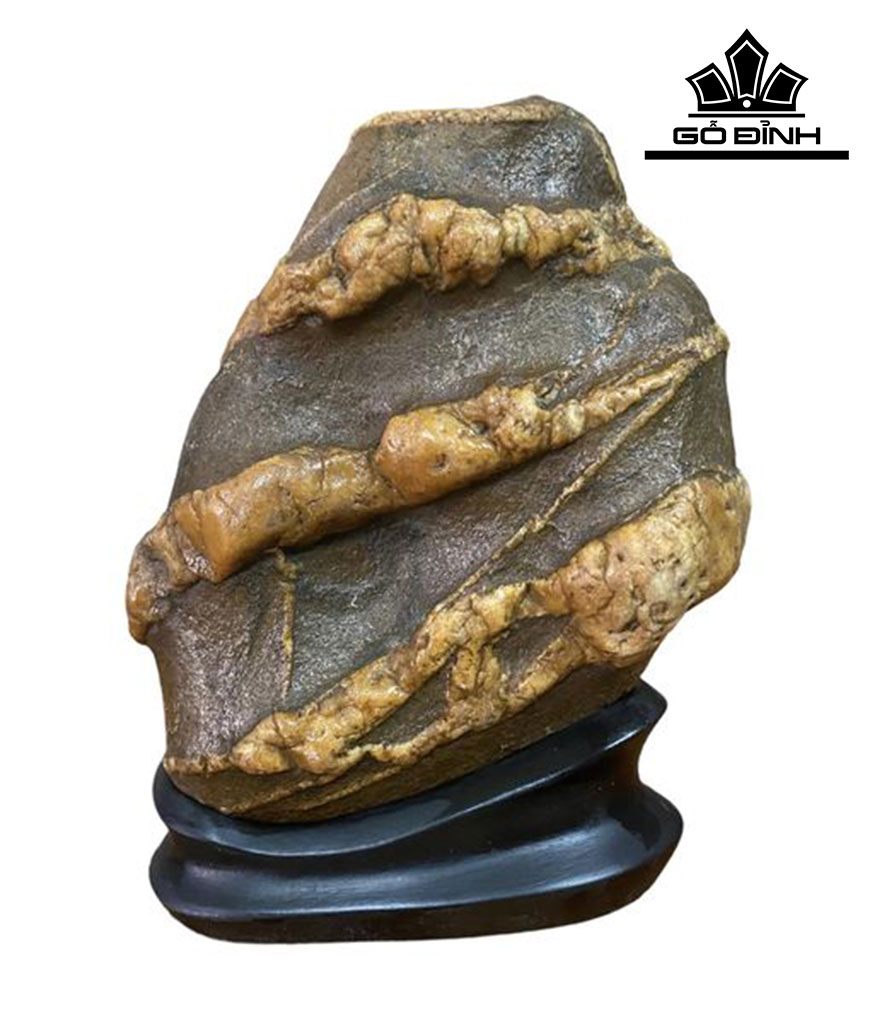Tác Phẩm Hủ Tài Lộc Đá Cuội Cao 22 Ngang 14 Sâu 4 (cm)