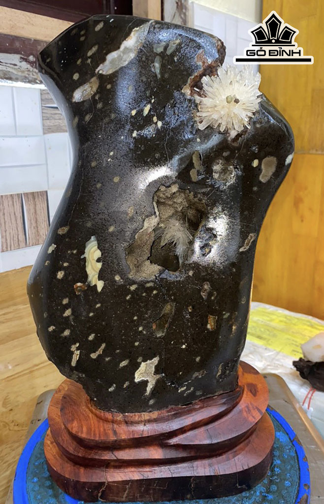 Tác Phẩm Hoa Đá Đá Aragonit Cao 40 (cm) 118kg