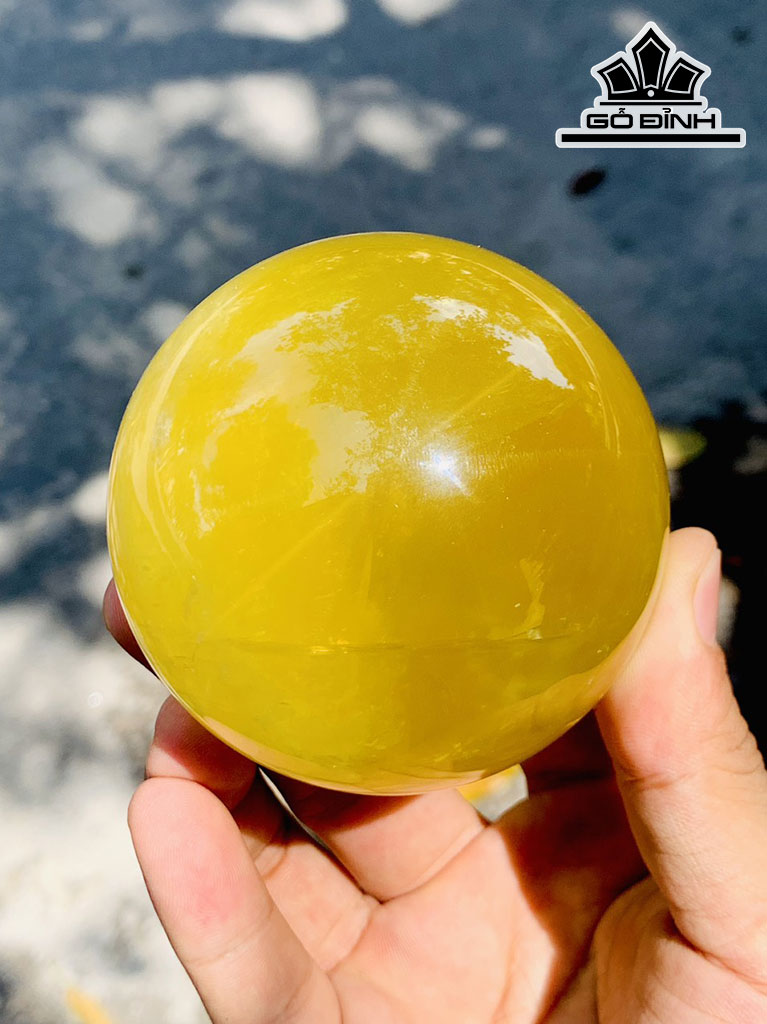 Thạch Anh Vàng Sao Đá Thạch Anh Vàng Đường Kính 0,58 kg