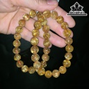 Vòng Tay Đá Thạch Anh Tóc Vàng Đường Kính Hạt 10,5 (mm)