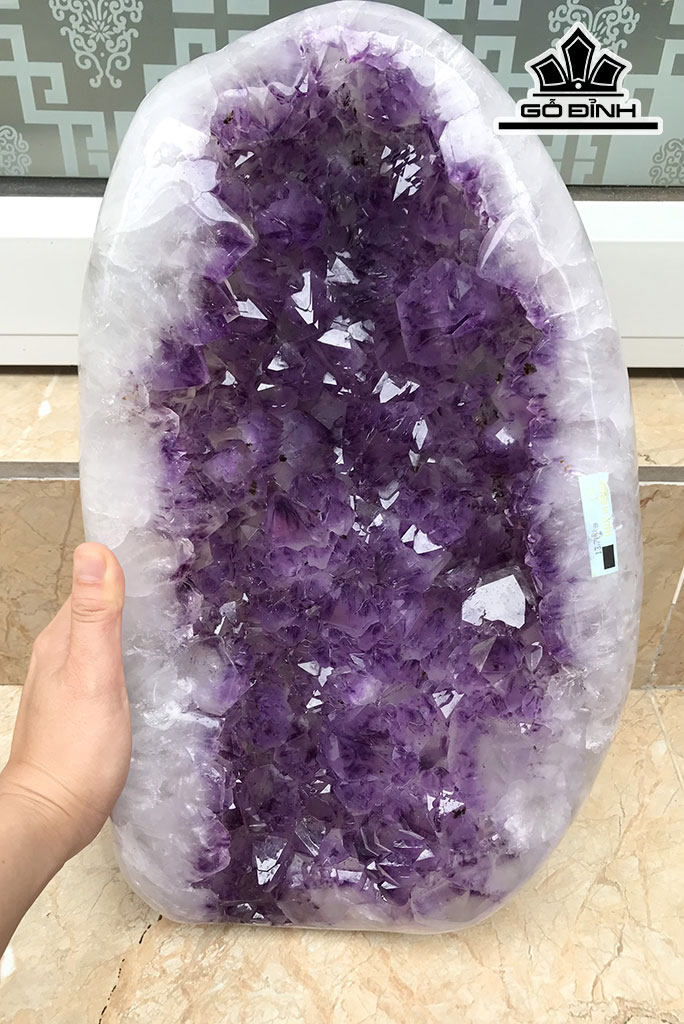 Tinh Thể Đá Thạch Anh Cao 39 Ngang 23,5 Sâu 13,5 (cm) 13,7kg