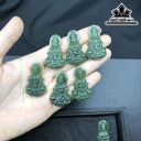 Mặt Dây Chuyền Đá Ngọc Bích (Nephrite Jade) Cao 3,5 (cm)