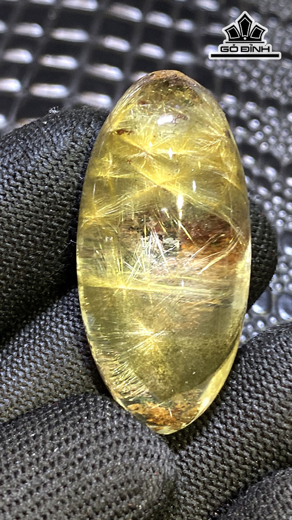 Mặt Trơn Hoa Thị Đá Thạch Anh Ưu Linh Cao 42,6 Ngang 20,6 Sâu 15 (mm) 17,6gr